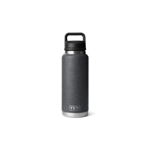 Yeti Coolers Rambler 36oz Bottle with Chug Cap Black Stone