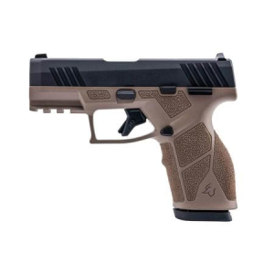 Taurus GX2 9mm 13+1 Striker-Fired Pistol with Manual Safety Black Slide and Brown Frame
