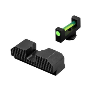 Xs Sight Systems Standard Height Green Fiber Optic Sights for Glock 42/43/43x/48 Pistols