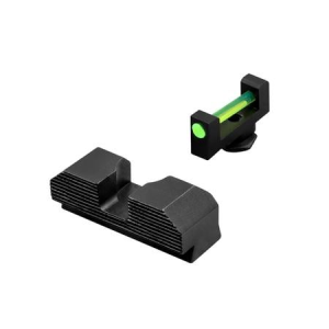Xs Sight Systems Standard Height Green Fiber Optic Sights for Glock 20/21/29/30 /30S/37/41 Pistols