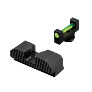 Xs Sight Systems Suppressor Height Fiber Optic Green Sights for Glock 17/19/22/23/45/47