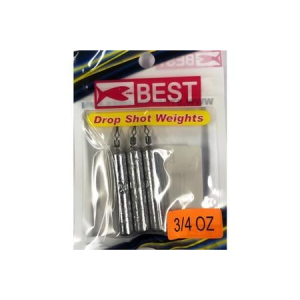 K And E Best Drop Shot Weights Long 3/4 Oz
