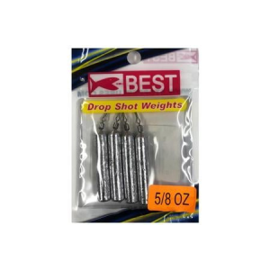 K And E Best Drop Shot Weights Long 5/8 Oz