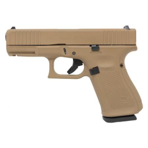 Glock 19 Gen5 9mm Pistol with Davidsons Dark Earth Cerakote Finish
