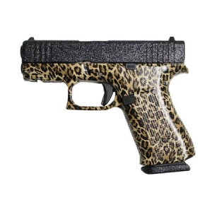 Glock 43X 9mm Pistol with Twilight Glitter Slide and Cheetah Frame