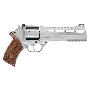 Chiappa White Rhino 60DS 40SW Revolver with 6-inch Barrel and Brushed Nickel Finish