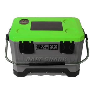 Whisker Seeker Seeker Tackle Solar Powered Bait Cooler Green