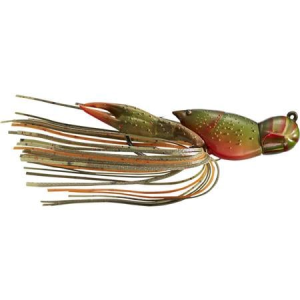 Live Target Crawfish Hollow Body 1/2 oz Jig in Olive/Orange