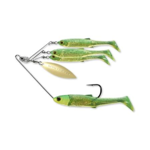 Live Target 1/2 oz Baitball Large Spinner Rig in Lime Chartreuse/Gold