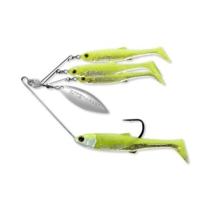 Live Target 1/2 oz Baitball Large Spinner Rig in Chartreuse/Silver