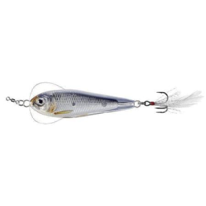 Live Target Flutter Shad Spoon Albino White
