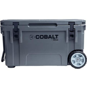Caddis 55 Quart Wheeled Roto Molded Super Cooler Gray