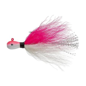 Mepps 1/4 Oz Bucktail Jig Pink White