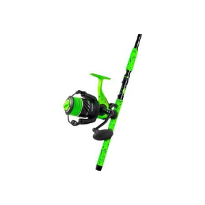 Whisker Seeker 7 Foot 6 Inch Hogseeker Spinning Combo with Seeker 40 Reel Green