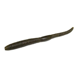 Jackall Neko Flick Worm 5.8in - Green Pumpkin Pepper