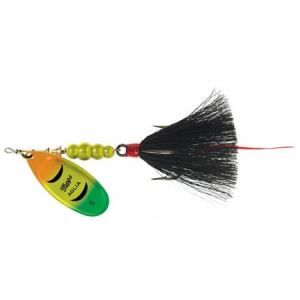 Mepps Aglia Dressed Treble 1/2oz Firetiger Platinum Blade