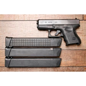 Glock 26 Gen3 9mm Police Trade-In Pistol with Three Magazines