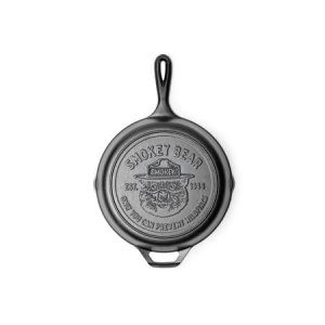 Lodge Cookware 10.25 Inch Seasoned Cast Iron Smokey Bear Skillet