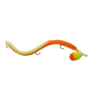 Ike Con Walleye Spinner Rig (Orange Twist)