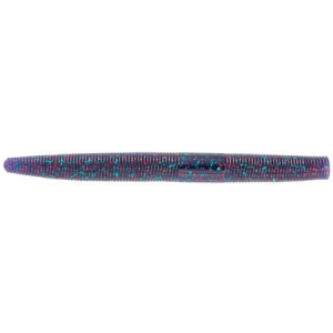 Yum 4 Inch Dinger Junebug Red Flake 10 Pack