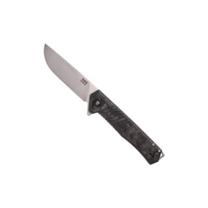 Tekto Knives F1 Alpha Folding Pocket Knife with Forged Carbon Handle