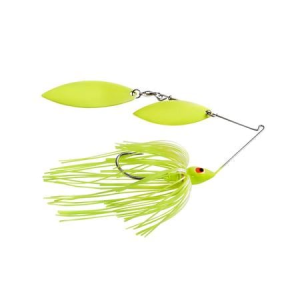 War Eagle 1/2oz Double WIllow Spinnerbait Painted Chartreuse