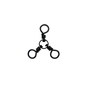 Eagle Claw 3 Way Swivel Black