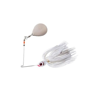 Booyah Bait Co 1/2 oz Single Colorado Blade Snow White