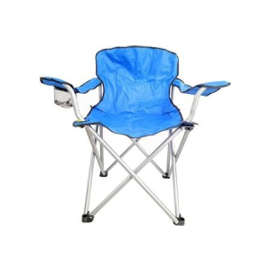 World Famous Sports Oversized Quad Chair with Arm Rest and Large Cup Holder