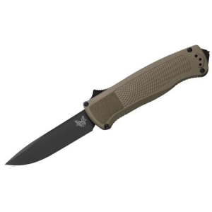 Benchmade Knife Shootout - Ranger Green Grivory - Drop-Point Folding Pocket Knife