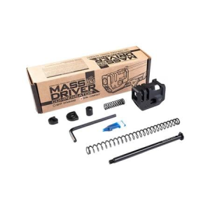 Strike Ind Mass Driver Compensator Compact for Glock 19 Gen 4 Aluminum Black