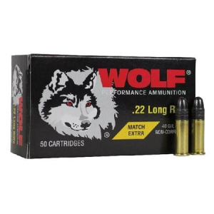 Wolf Ammo 22LR 40gr Round Nose Match Target 50/Box