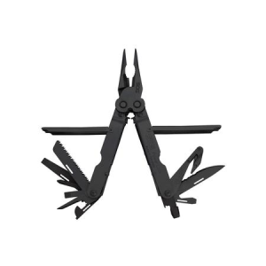 Sog Specialty Knives PowerLock with V-Cutter and Nylon Pouch (Black)