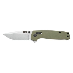 Sog Specialty Knives Terminus XR G10 Folding Pocket Knife - Olive Dran