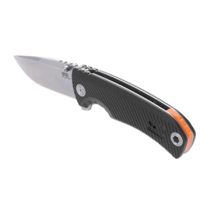 Sog Specialty Knives Tellus ATK Folding Pocket Knife - Black/Orange