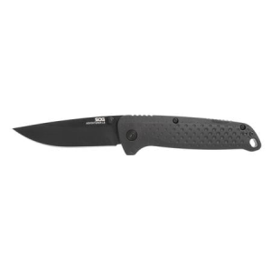 Sog Specialty Knives Adventurer LB Folding Pocket Knife - Blackout