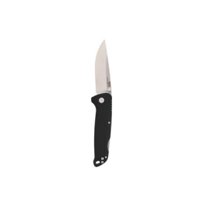 Sog Specialty Knives Adventurer LB Folding Pocket Knife - Black/Satin