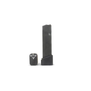 Taran Tactical Base Pad for Glock 9/40 Full Size Magazines +5/6 Flat Black