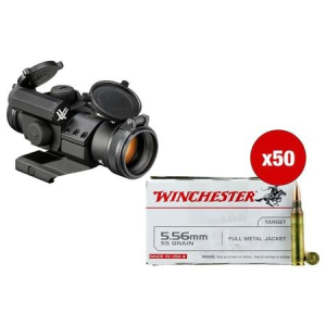 Sportsmans Essentials Vortex StrikeFire II Red/Green Dot with 1000 Rounds of Winchester 5.56mm 55 gr FMJ Ammo