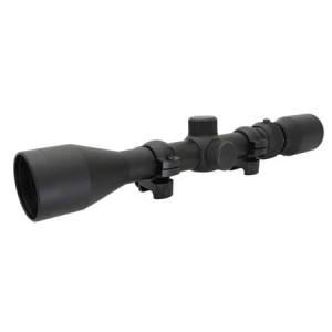 Weaver 3-9x40mm Riflescope with Dual-X Reticle and Scope Rings