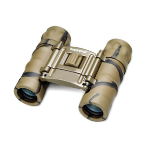 Tasco 10x25mm Brown Camo Roof Prism Compact Binoculars