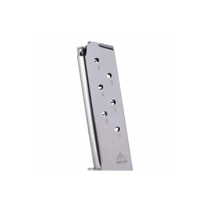 Mecgar 1911 Full-Size 45 ACP 7-Round Nickel Magazine