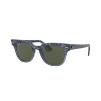 Ray-Ban Meteor with Striped Blue Gradient Grey Frame and Blue Legend Lenses