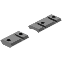Leupold Savage 110-116 Flat Back Bases, Gloss Black