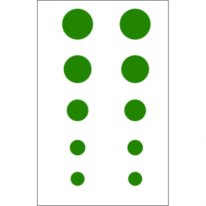 Gunstar Colossal Dots Set Green - Gunstar