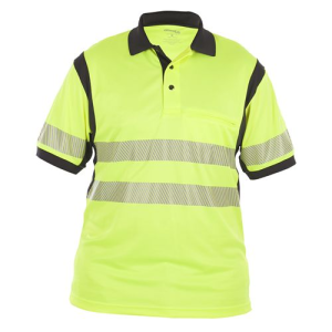 Elbeco-Ufx SS Ultra-Light Polo-Ansi 2 Hi-Vis-Size: S - Elbeco