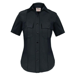 Elbeco-TexTrop2 SS Shirt w/zipper-Midnight Navy-Size: 46 - Elbeco
