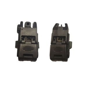 Flip-Up Iron Sights for Picatinny and Weaver Rails - Front & Rear Sights Compatible with Emperor Arms KING 12 12GA - Myholster