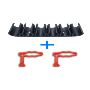 Shotgun Safety Flag and Side Shell Holder Combo - Compatible with Linberta PA10 - Myholster