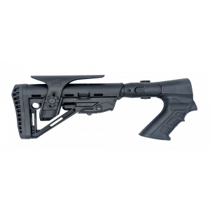 Folding Tactical Shotgun Stock with Adjustable Length, Cheek Rest, Buttpad, and Pistol Grip, Collapsible Compatible with Shoo - Myholster